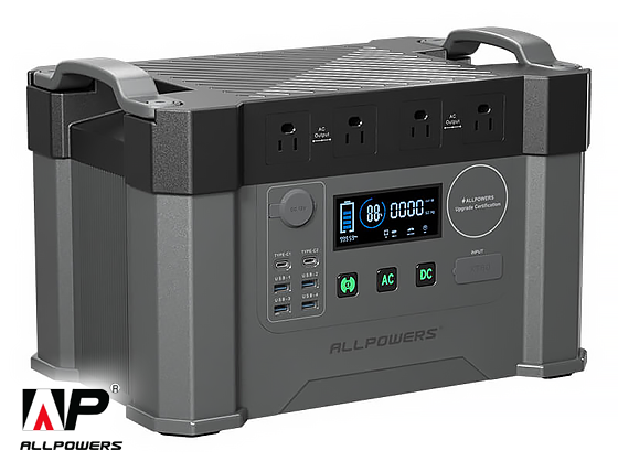 ALLPOWERS: S2000 Portable Power Station 2000W 1500Wh